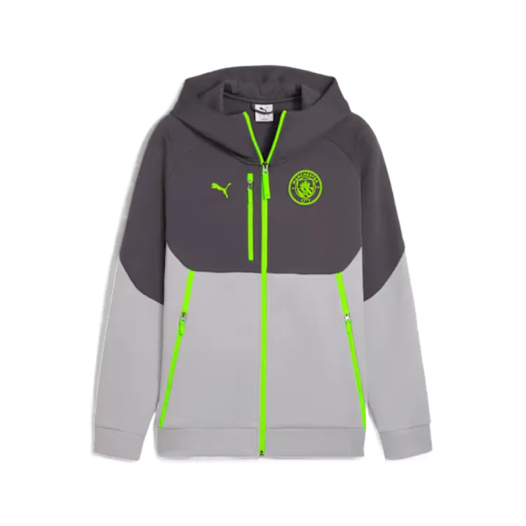 PUMA Manchester City Soccer Ball Club Sweatshirt Men's Gray