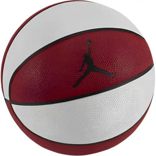 Jordan National Bank Edition Rubber Basketball Jordan Skills Red and White No. 3 Training Men and Women Same Style