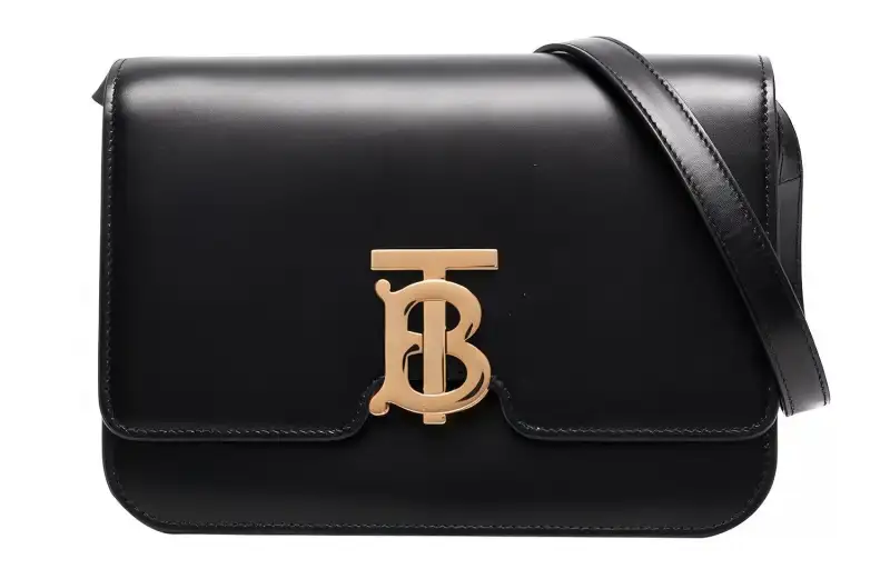 Burberry Leather Shoulder Bag, Crossbody Bag Regular Women's Black