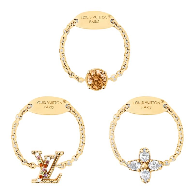Женское кольцо Louis Vuitton (мультиколор)