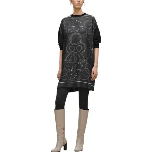 HERMES Long Sleeved Dress Women's