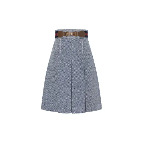 【Previous Season】horsebit detail pleated skirt