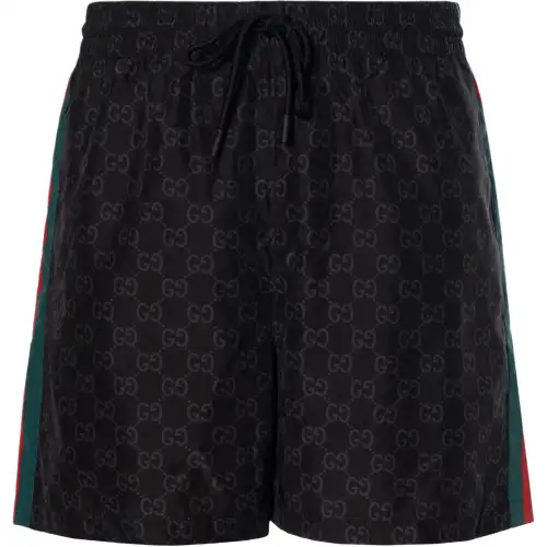 GUCCI Gg Jacquard Nylon Swim Shorts
