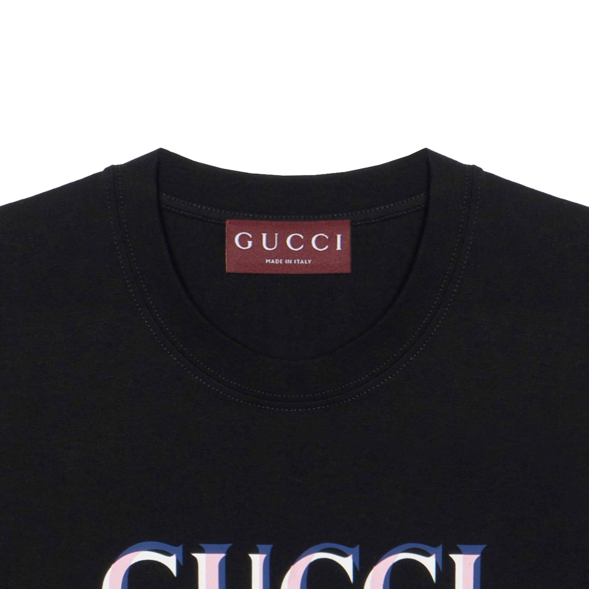 Женская футболка Gucci (черная) — фото 13
