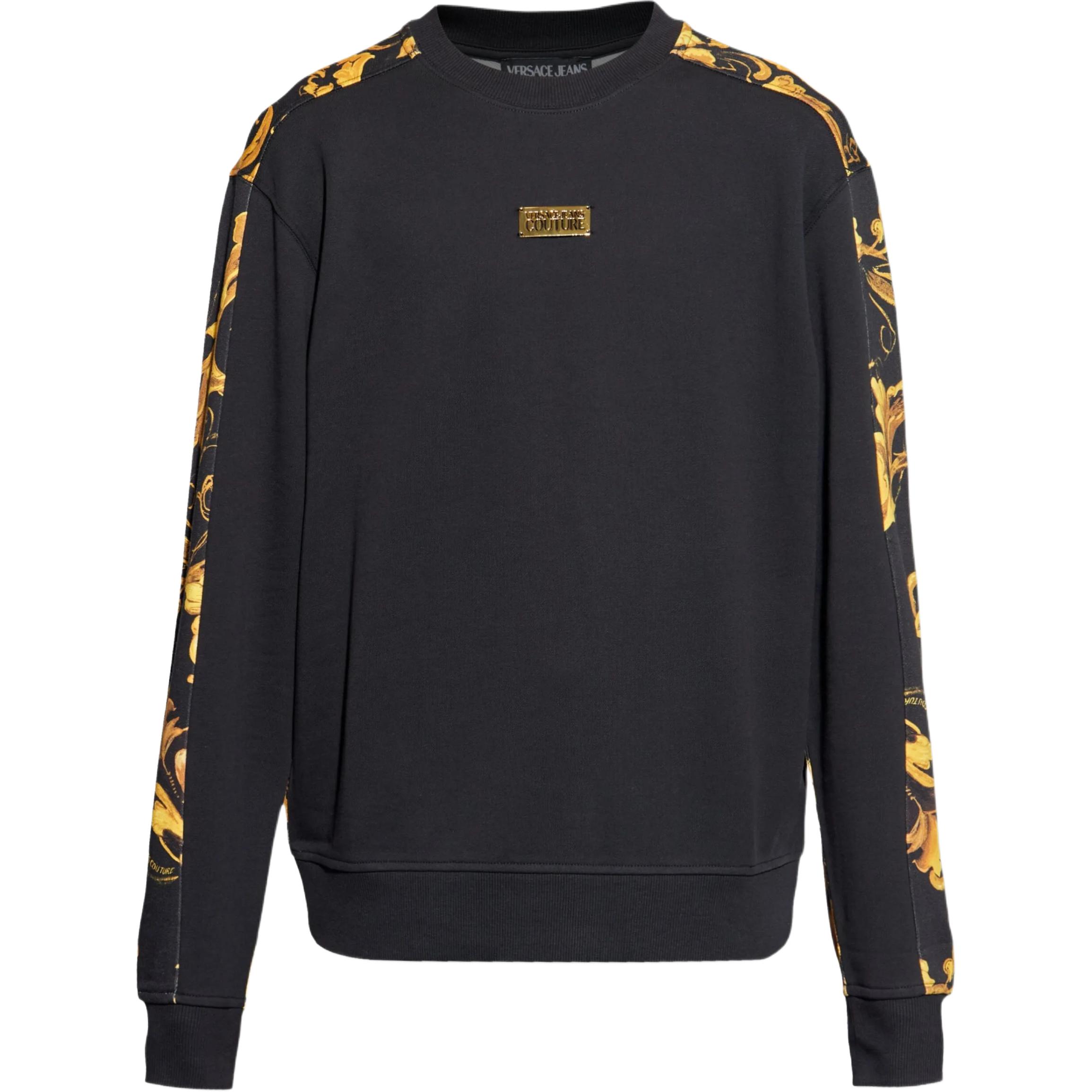 Мужской худи Versace JEANS COUTURE FW25 (черный)