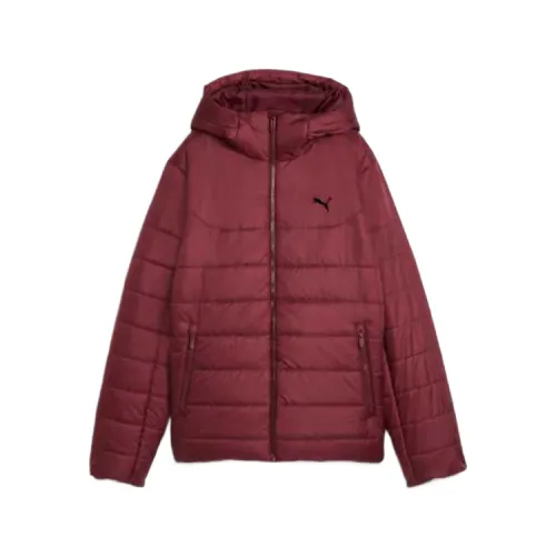 PUMA ESSENTIALS Jackets Women's Ruby Red Hooded Moderate Other
