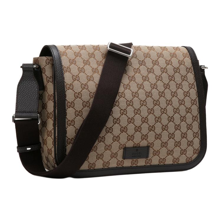Сумка Gucci Logo (коричневая) — фото 2