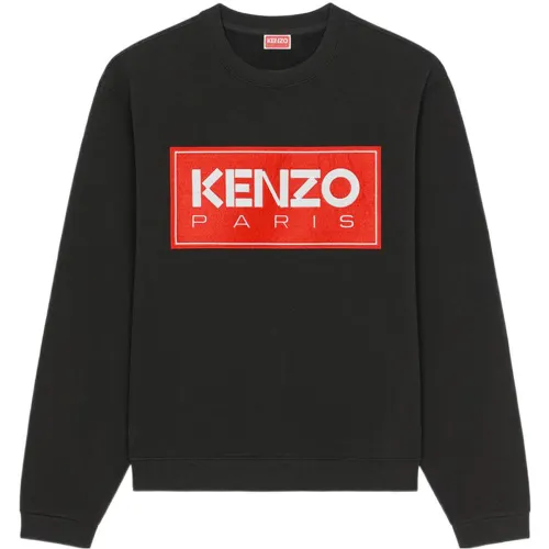 KENZO Logo-patch Crew-neck Sweatshirt
