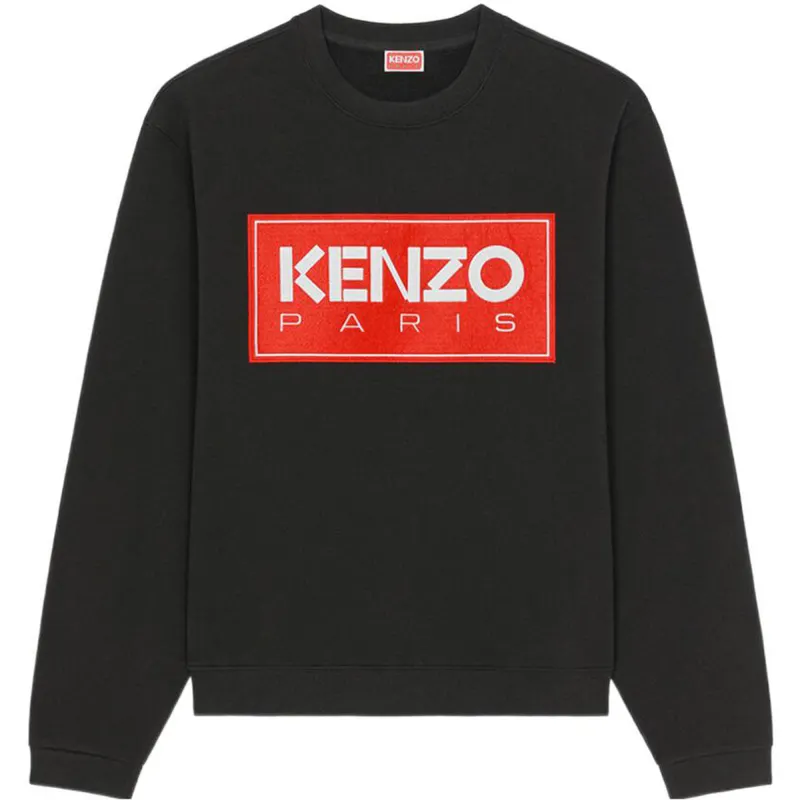 KENZO Logo-patch Crew-neck Sweatshirt