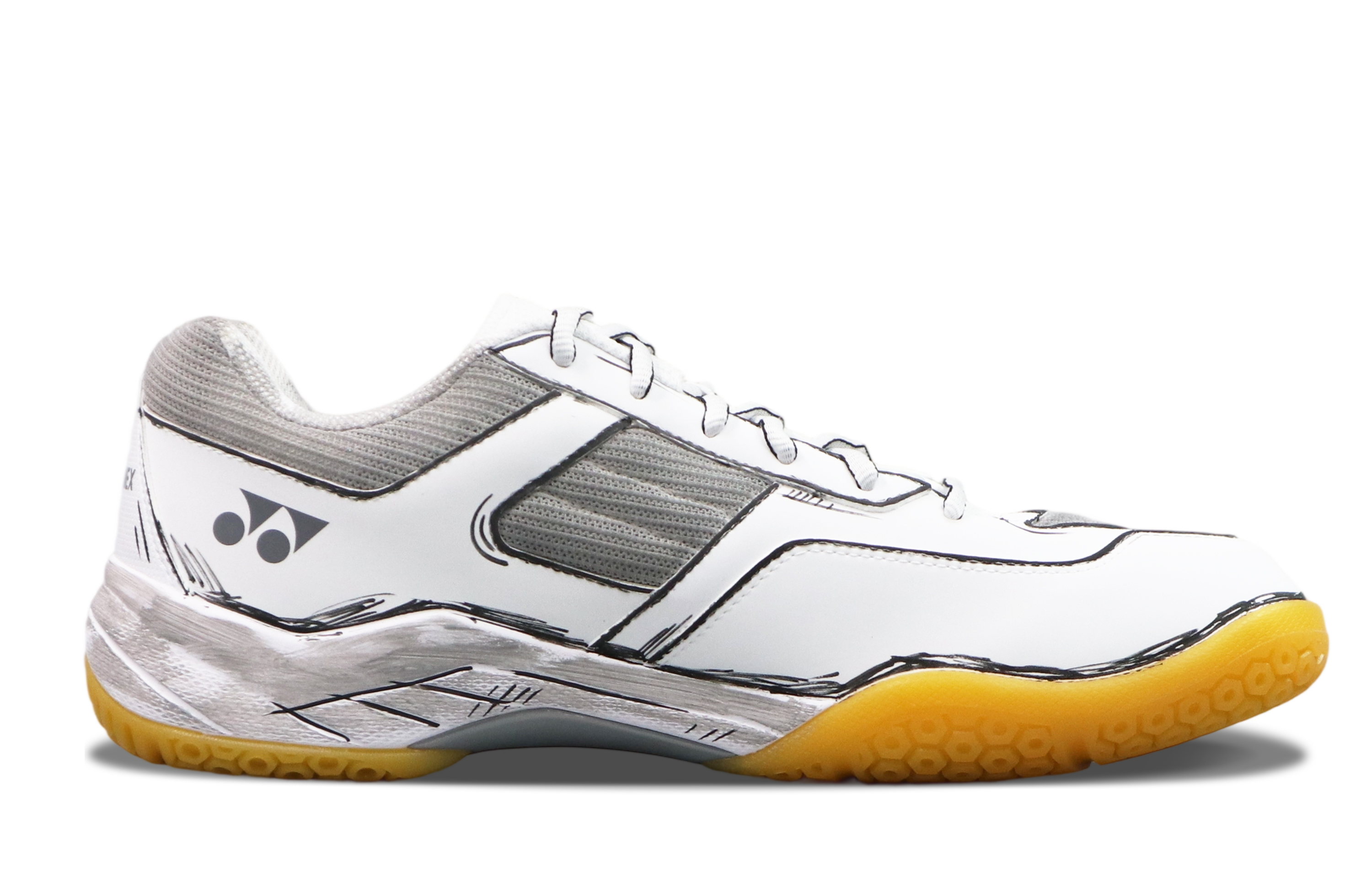 YONEX Power Cushion Abrasion Resistant Cushioning Low top Badminton Shoes Unisex Dark Gray