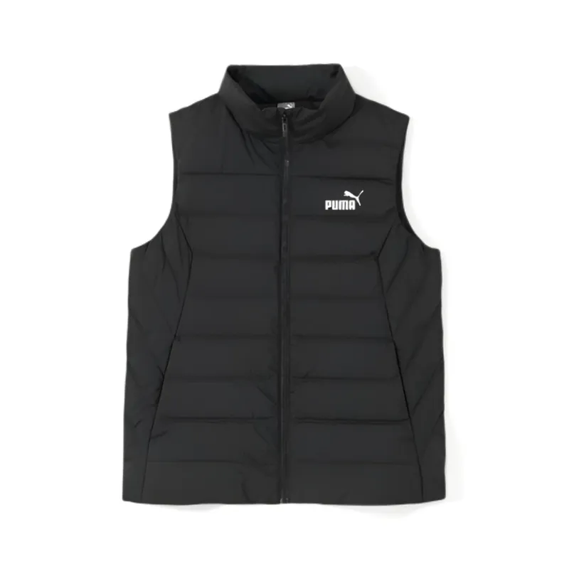 PUMA ESS Vests Women's Black Stand Collar Moderate Other