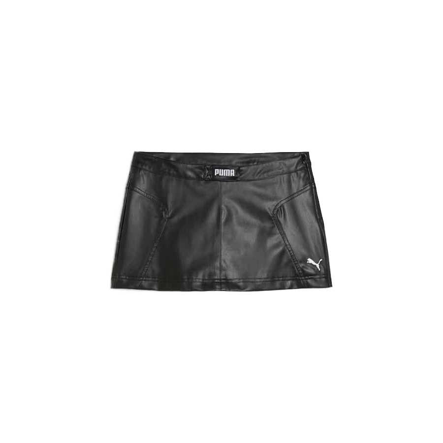 PUMA PUMA Future PUMA.ARCHIVE Comfortable, classic and versatile solid color leather skirt for women