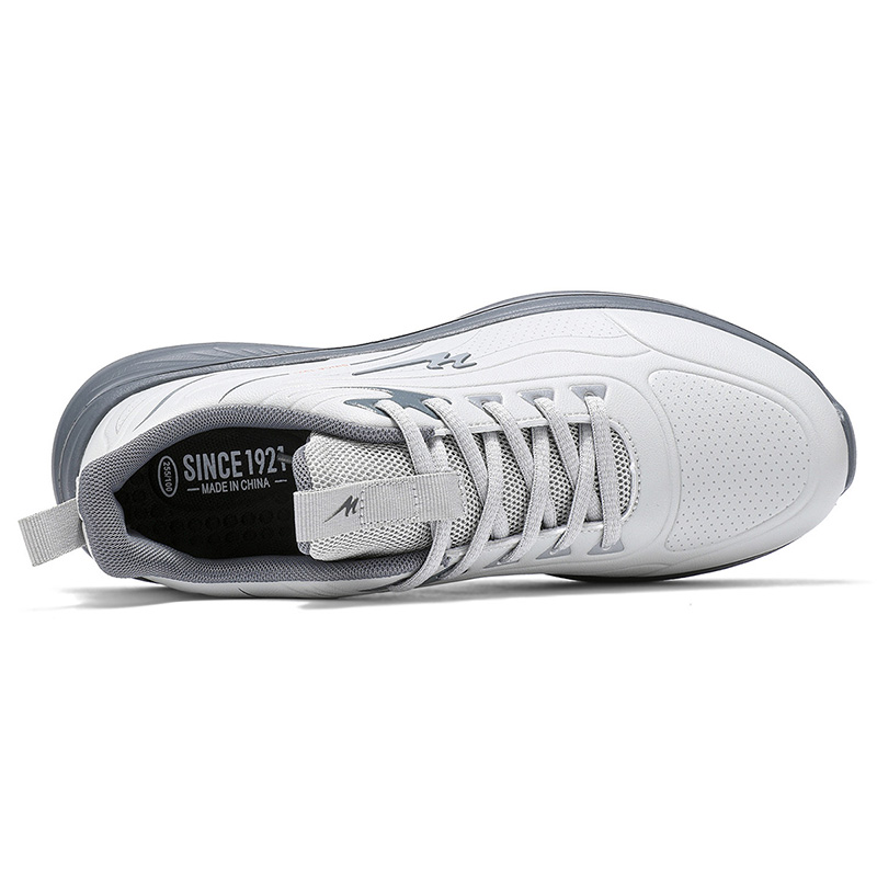 Binary Cushioning Slip Resistant Lightweight Rebound Low top Running Shoes Men’s Light Mist Gray