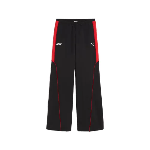 PUMA Casual Pants Women's Black Moderate Straight Fit Pants