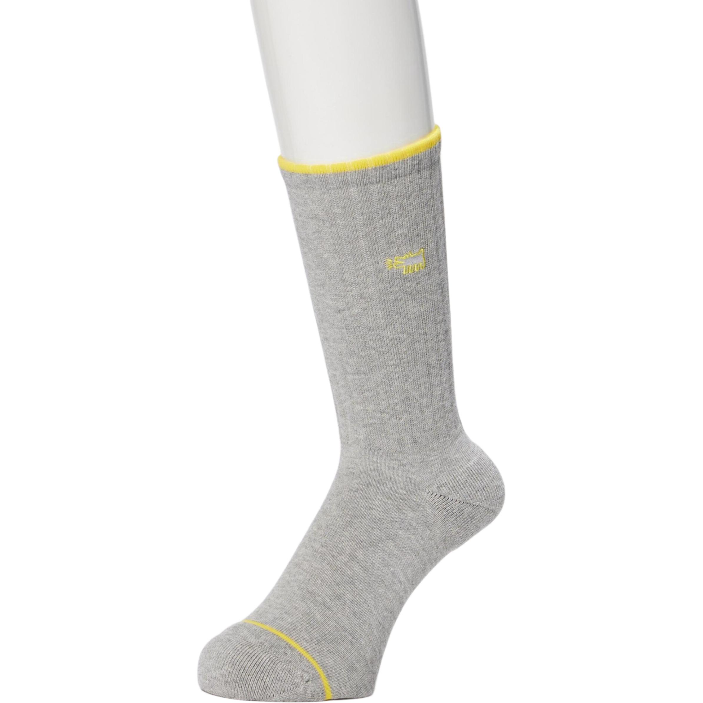 UNIQLO X Keith Haring Crew Socks Men’s 1 Pack Gray