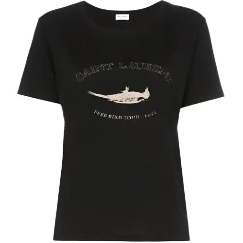 SAINT LAURENT T Shirt Women's Black