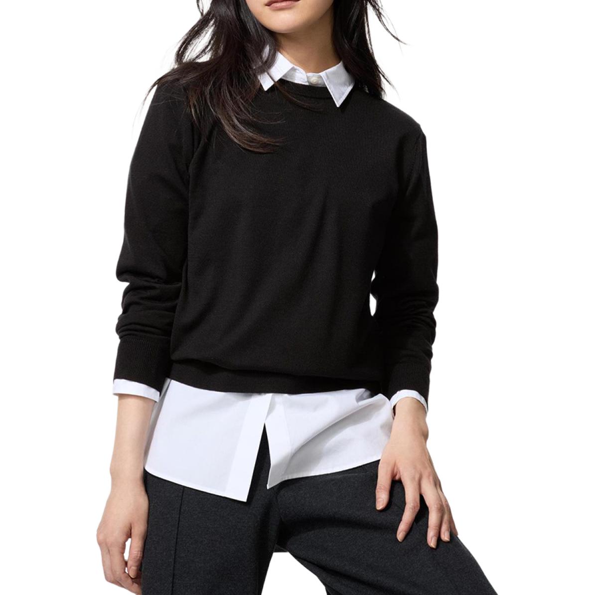 Женский кофта UNIQLO Knit Sweater (бежевая)