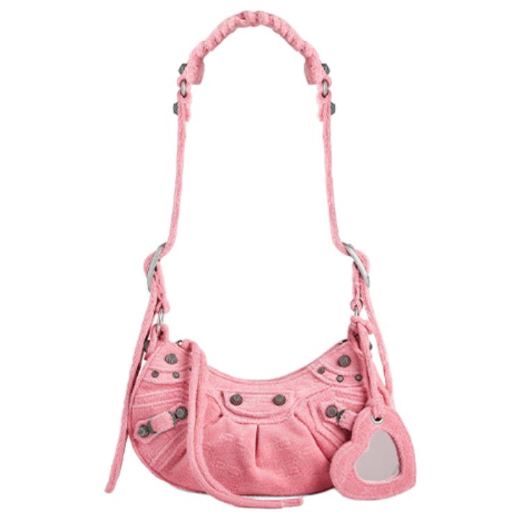 Женская сумка Balenciaga Le Cagole (розовая)