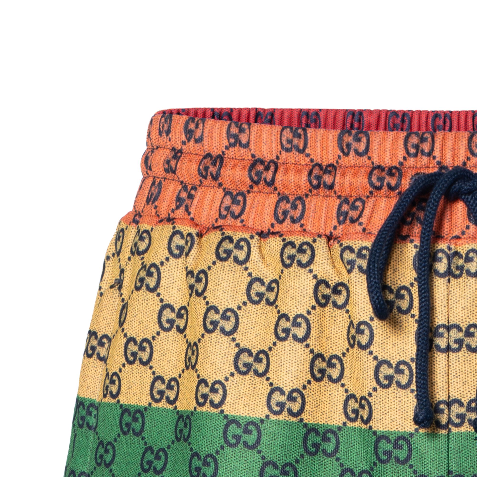 Мужские шорты Gucci GG Multicolor SS21 (разноцветные) — фото 6