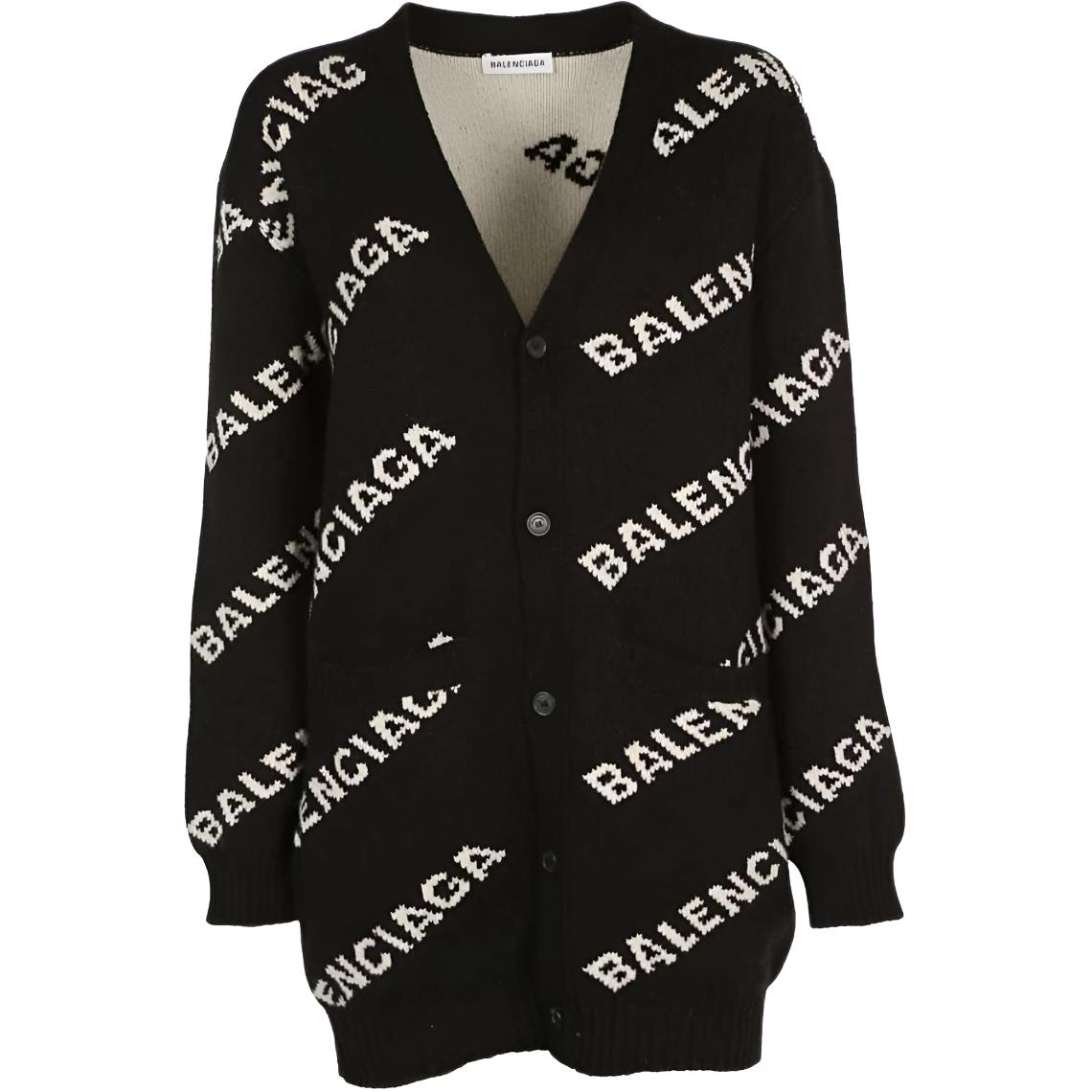 Balenciaga Pre Owned 2000s All over logo Cardigan