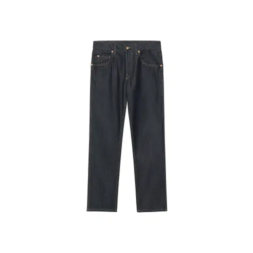 【Previous Season】Horsebit slim-fit denim jeans