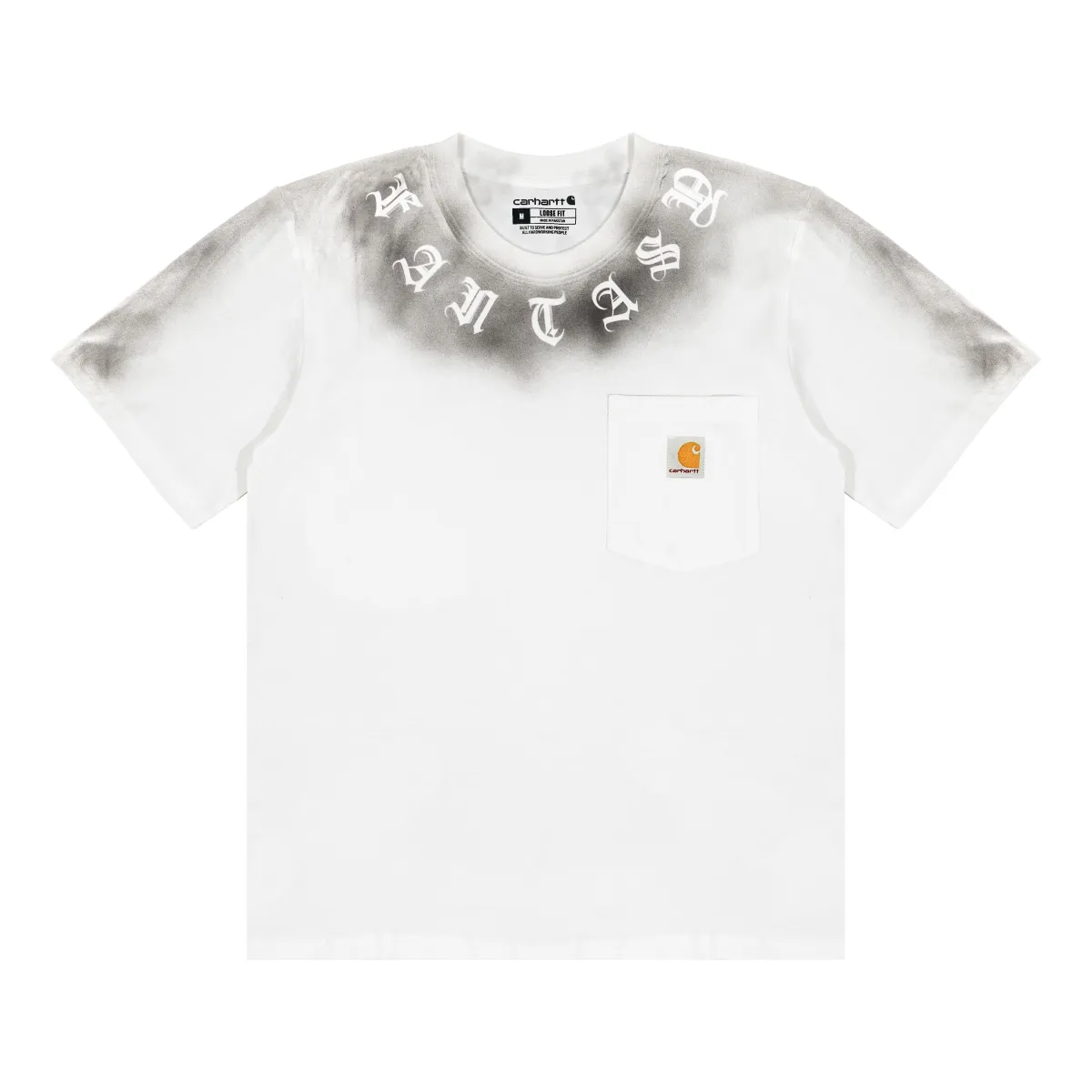 Carhartt T-Shirts Unisex White Crew Neck Moderate Straight Fit