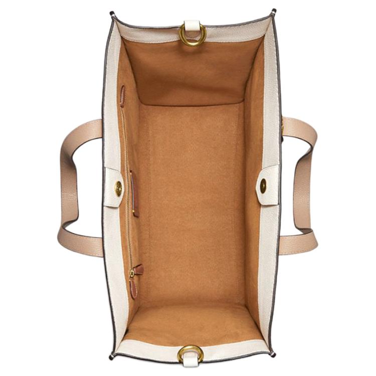 Женская сумка COACH Field Tote 30 (белая) — фото 6