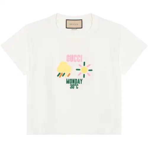 GUCCI FW23 T Shirt Women's Ecru
