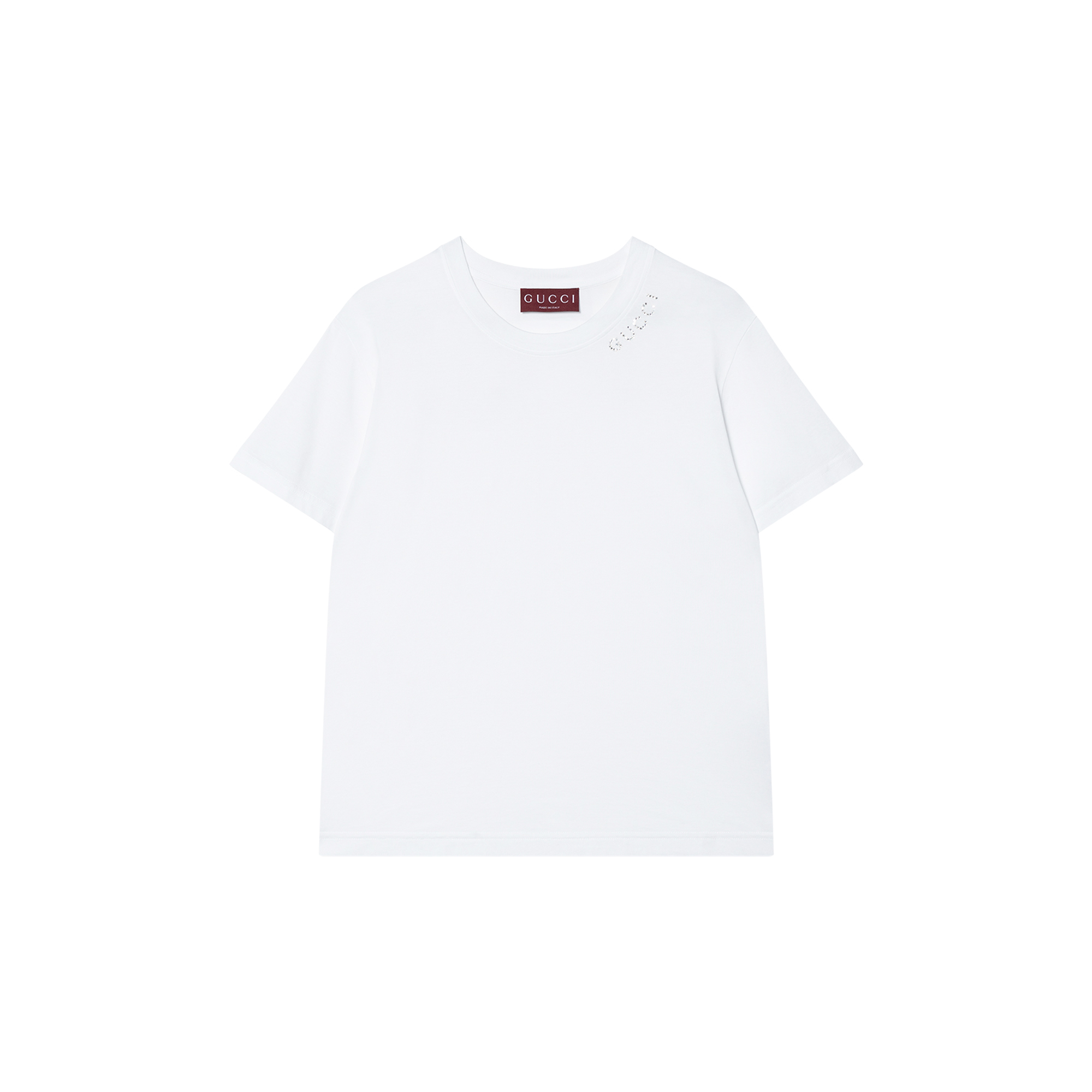 Женская футболка Gucci (белая)