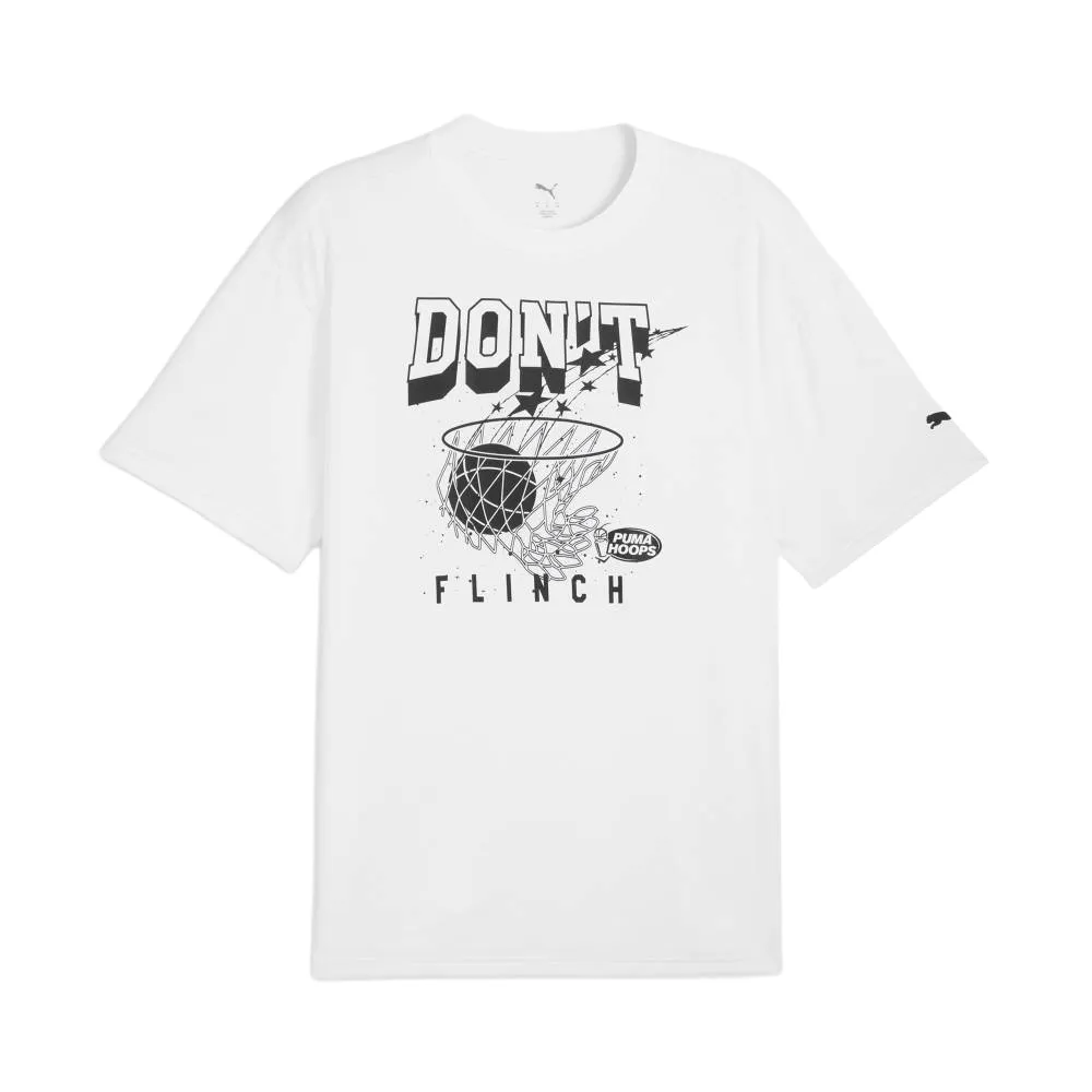 PUMA T-Shirts Men's Puma White Crew Neck Moderate