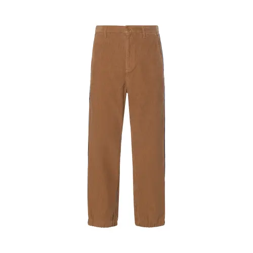 GUCCI Logo Patch Corduroy Trousers