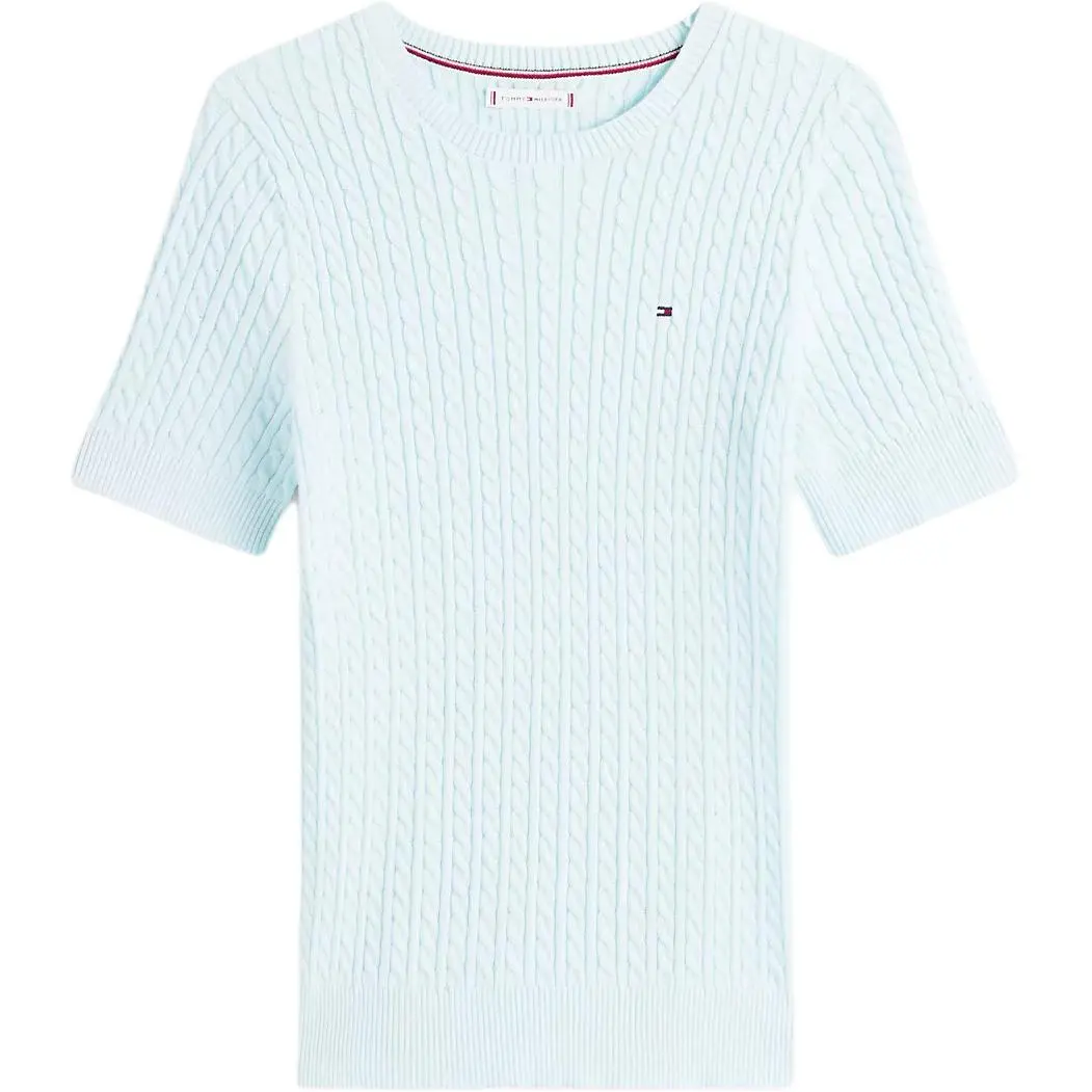 Tommy Hilfiger Sweaters Women's Blue Crew Neck Moderate Other