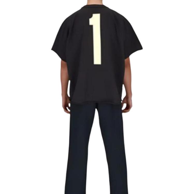 Мужская футболка Yeezy YEEZY VULTURES SS24 ONE BOX T (черная с принтом)