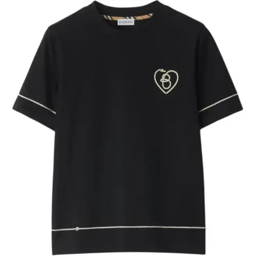 Burberry B Heart-logo cotton T-shirt