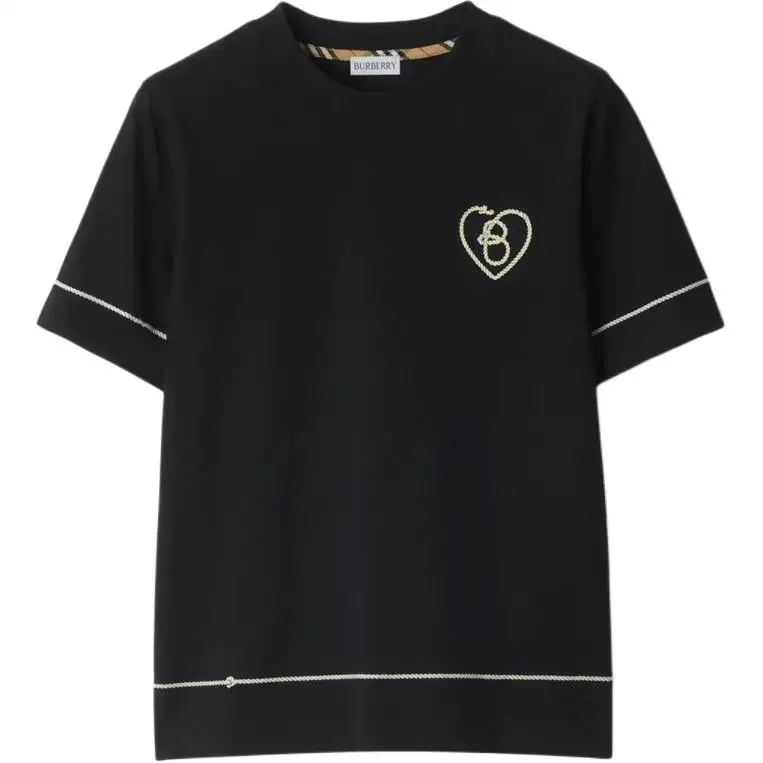 Burberry B Heart-logo cotton T-shirt