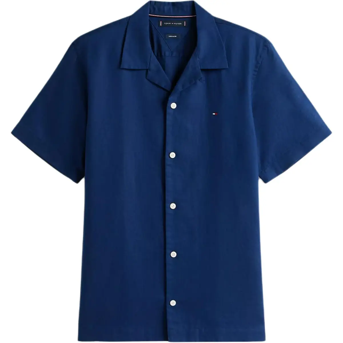 Tommy Hilfiger Shirts Men's Marine Blue Lapel Moderate