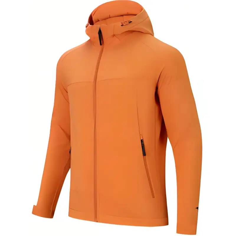 Anta Trench Coat Men's Red Tea Orange