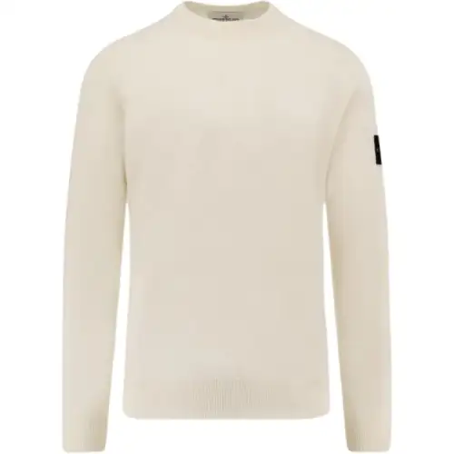 STONE ISLAND Logo Patch Crewneck Jumper
