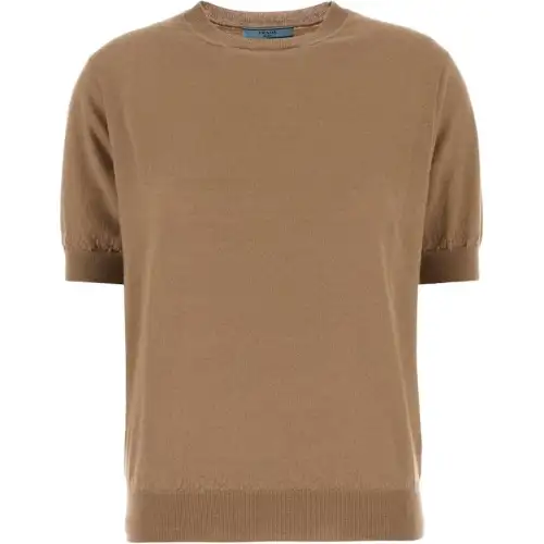 Prada Short Sleeved Crewneck Jumper