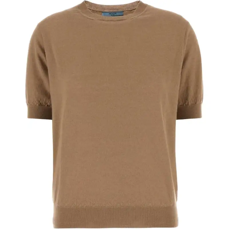 Prada Short Sleeved Crewneck Jumper