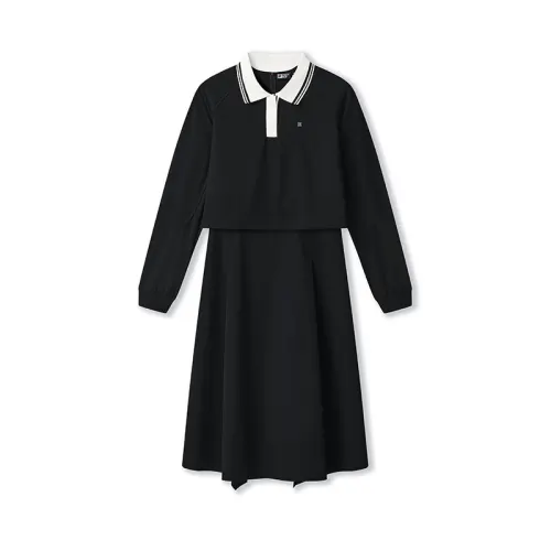FILA WHITE Long Sleeved Dress Women's