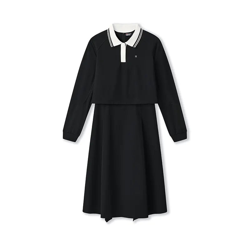 FILA WHITE Long Sleeved Dress Women's