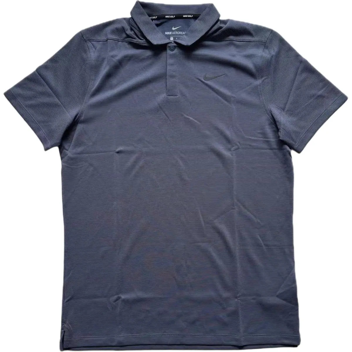 Nike Polo Shirts Unisex Slate Gray Polo Collar Moderate