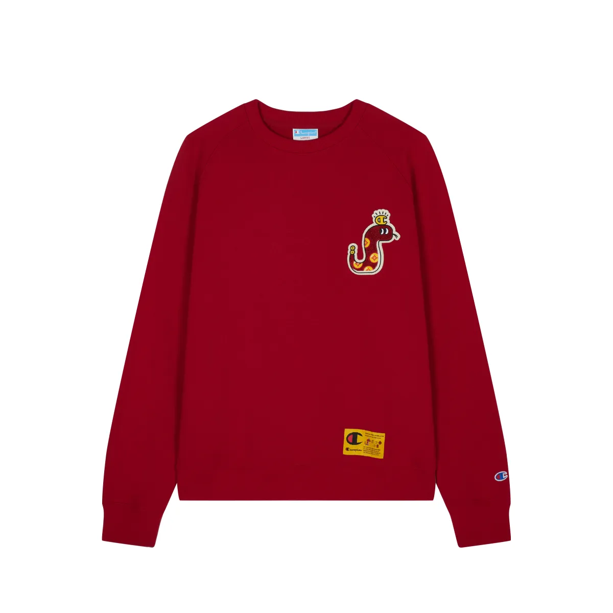 Champion Sweatshirts Unisex Crew Neck Moderate Regular