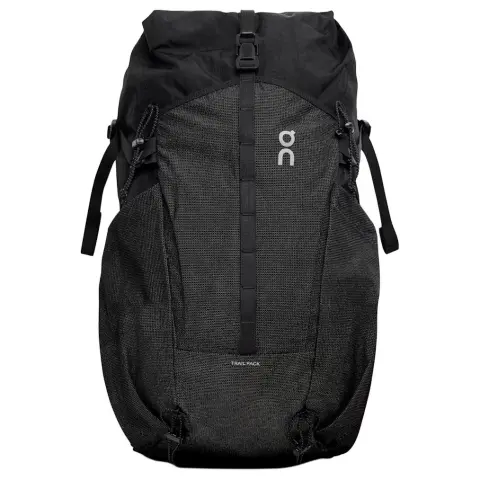 On Nylon Backpack Small Medium Large Size Unisex Black