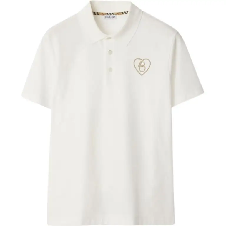 Burberry B Heart cotton polo shirt