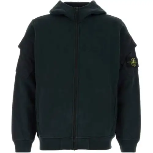 STONE ISLAND Jackets & Coats Men's Black
