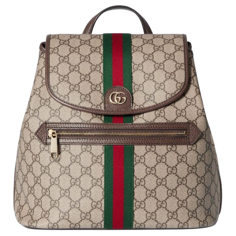 Женский рюкзак Gucci Ophidia (бежевый)