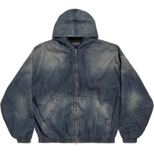 Balenciaga Denim Jacket Loose Fit Women's