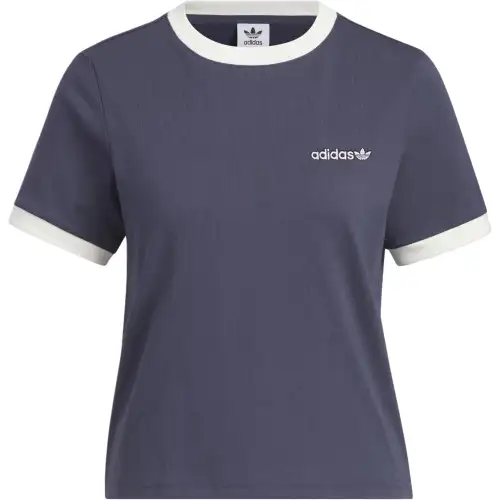 Adidas Originals RETRO T Shirt Women's Dark Navy Blue